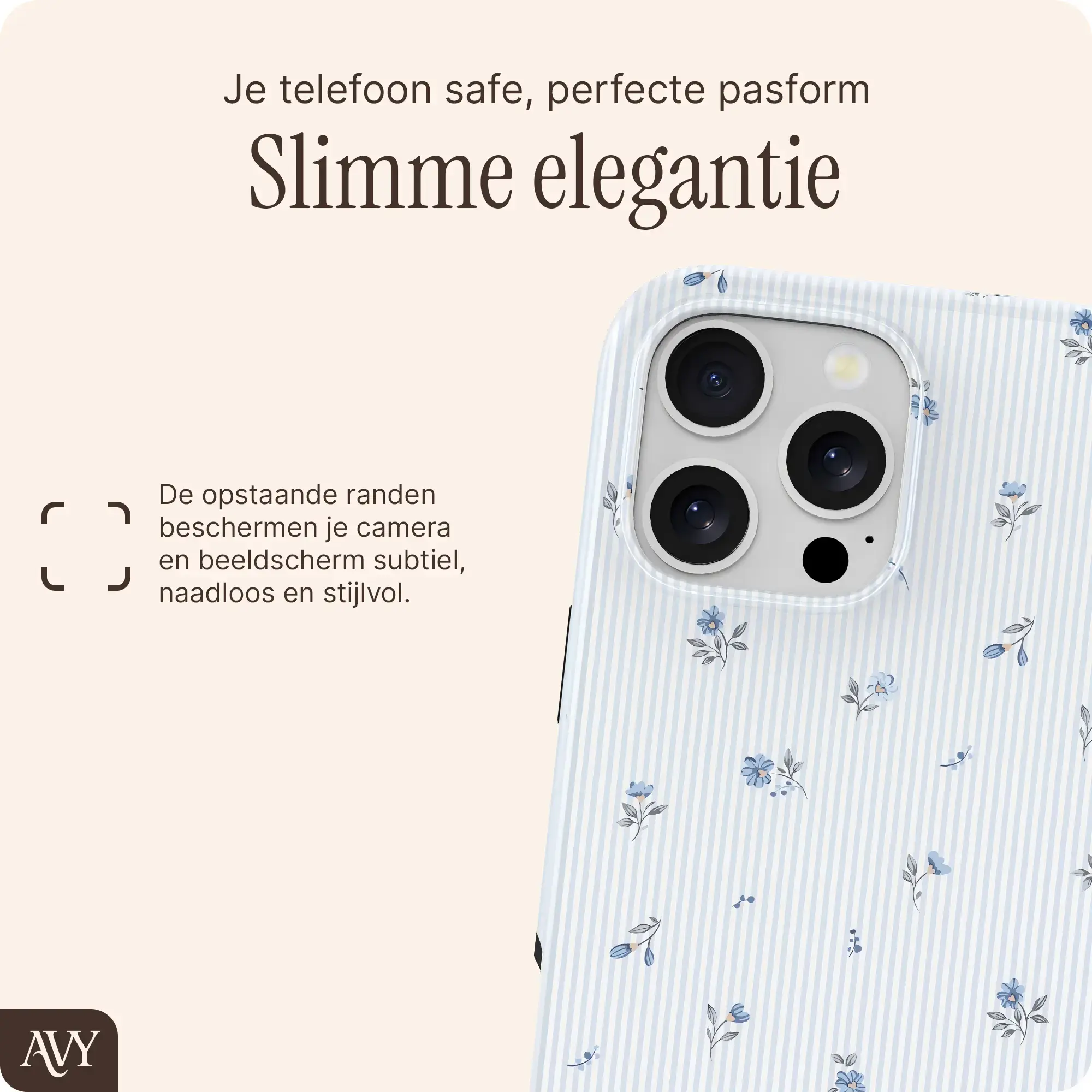 AVY Apple iPhone 16 Pro Max MagSafe Hoesje met Koord (32CM) Sky Blossom afbeelding 7