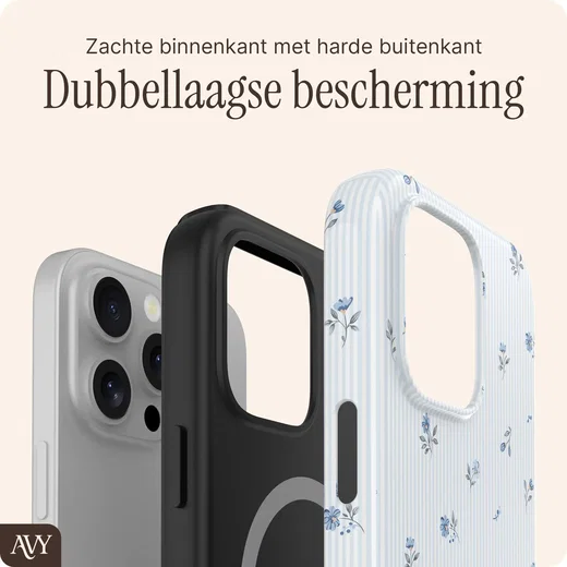 AVY Apple iPhone 16 Pro Max MagSafe Hoesje met Koord (32CM) Sky Blossom afbeelding 10
