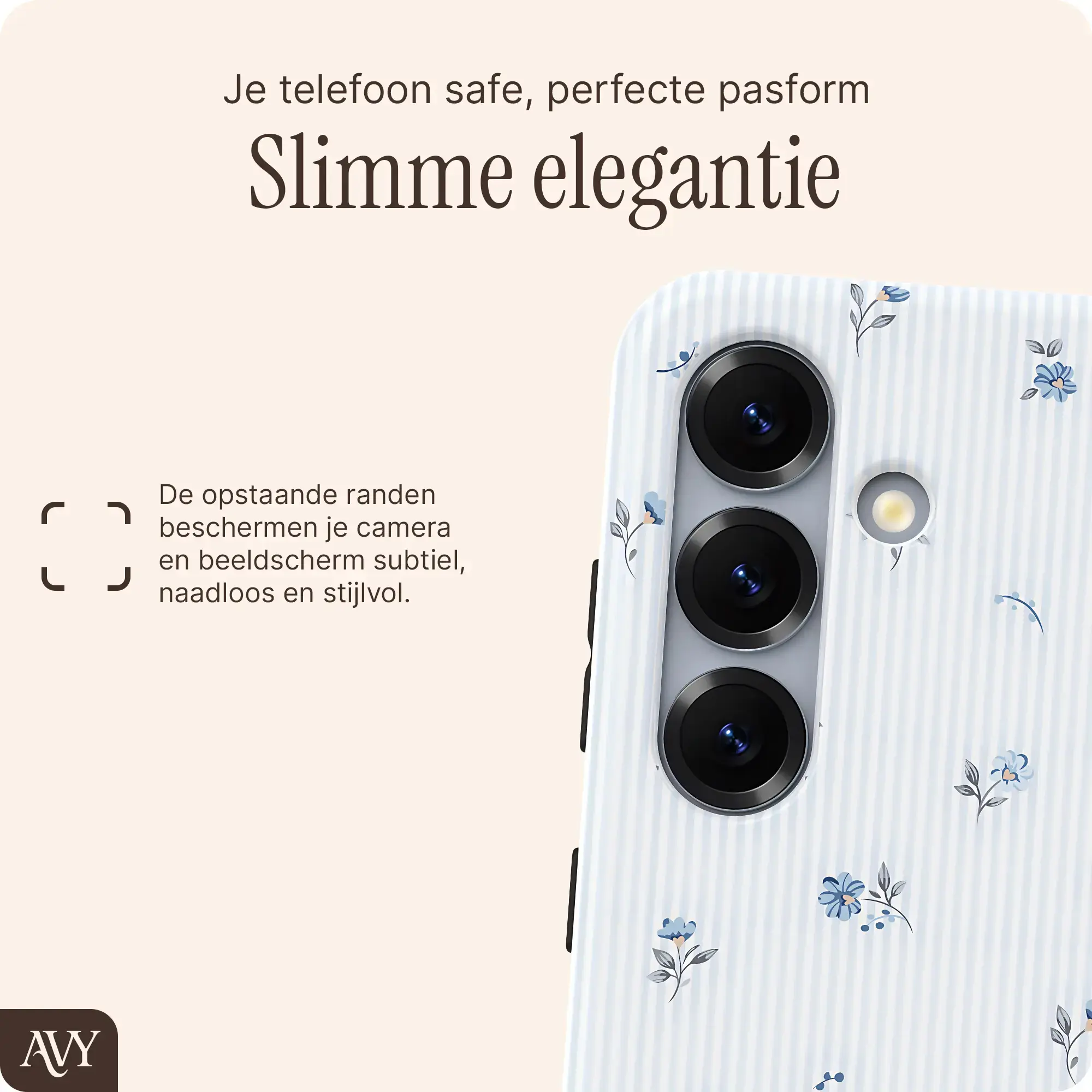 AVY Samsung Galaxy S24 MagSafe Hoesje met Koord (32CM) Sky Blossom afbeelding 7