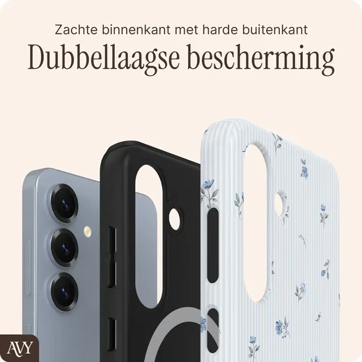 AVY Samsung Galaxy S24 Plus MagSafe Hoesje met Koord (32CM) Sky Blossom afbeelding 10