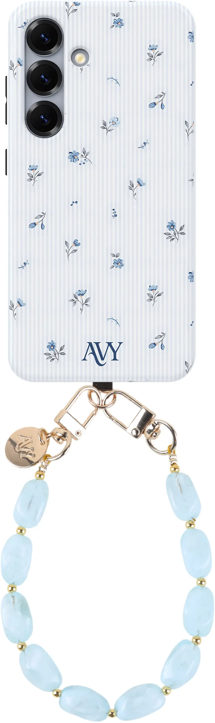 AVY Samsung Galaxy S24 Plus MagSafe Hoesje met Koord (32CM) Sky Blossom afbeelding 1
