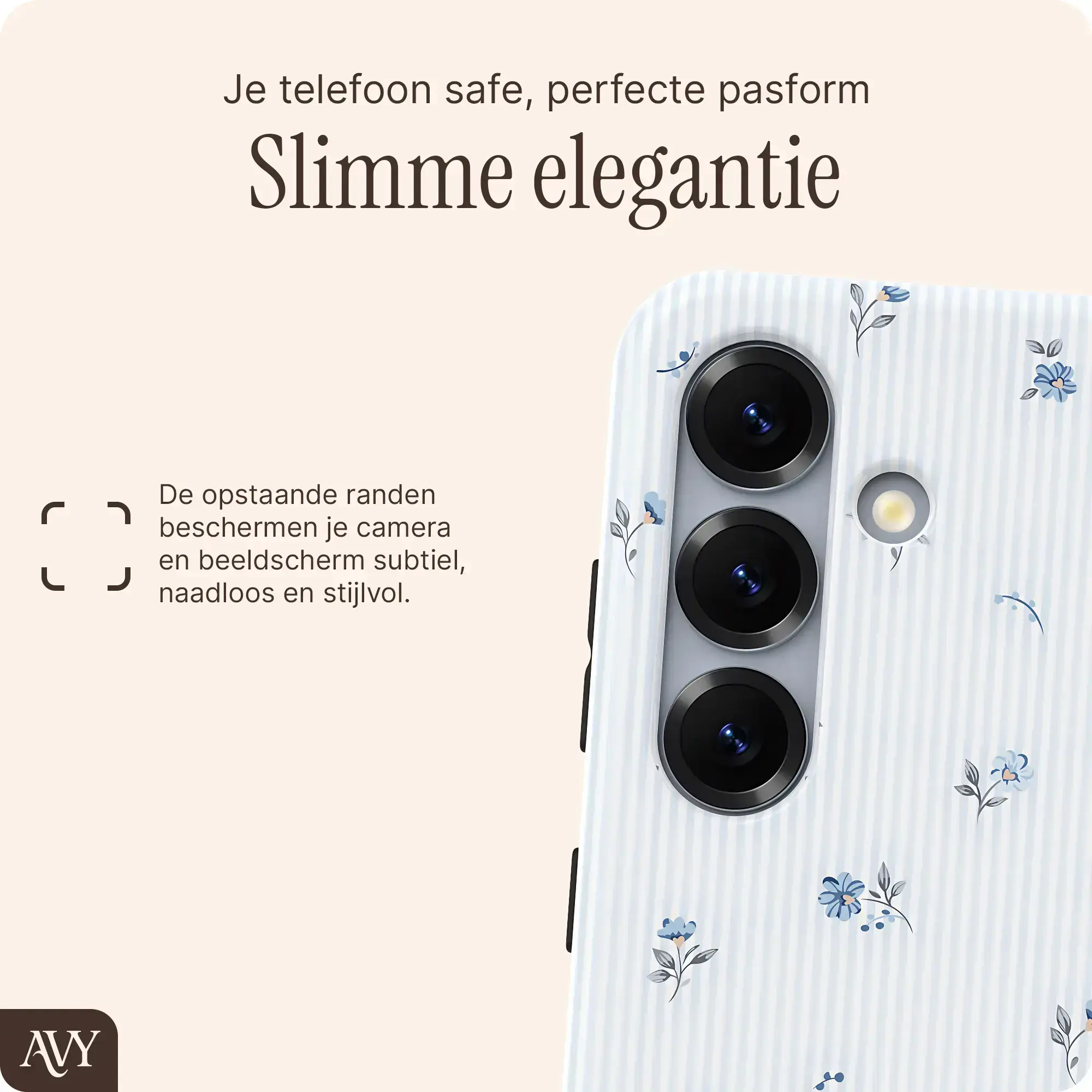 AVY Samsung Galaxy S24 Plus MagSafe Hoesje met Koord (32CM) Sky Blossom afbeelding 7