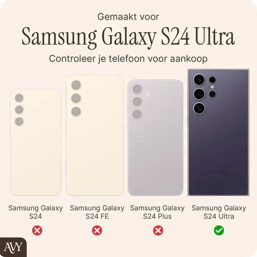 AVY Samsung Galaxy S24 Ultra MagSafe Hoesje met Koord (32CM) Sky Blossom afbeelding 5