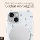 AVY Apple iPhone 15 MagSafe Hoesje met Koord (32CM) Sky Blossom afbeelding 6