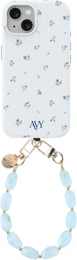 AVY Apple iPhone 15 MagSafe Hoesje met Koord (32CM) Sky Blossom afbeelding 1