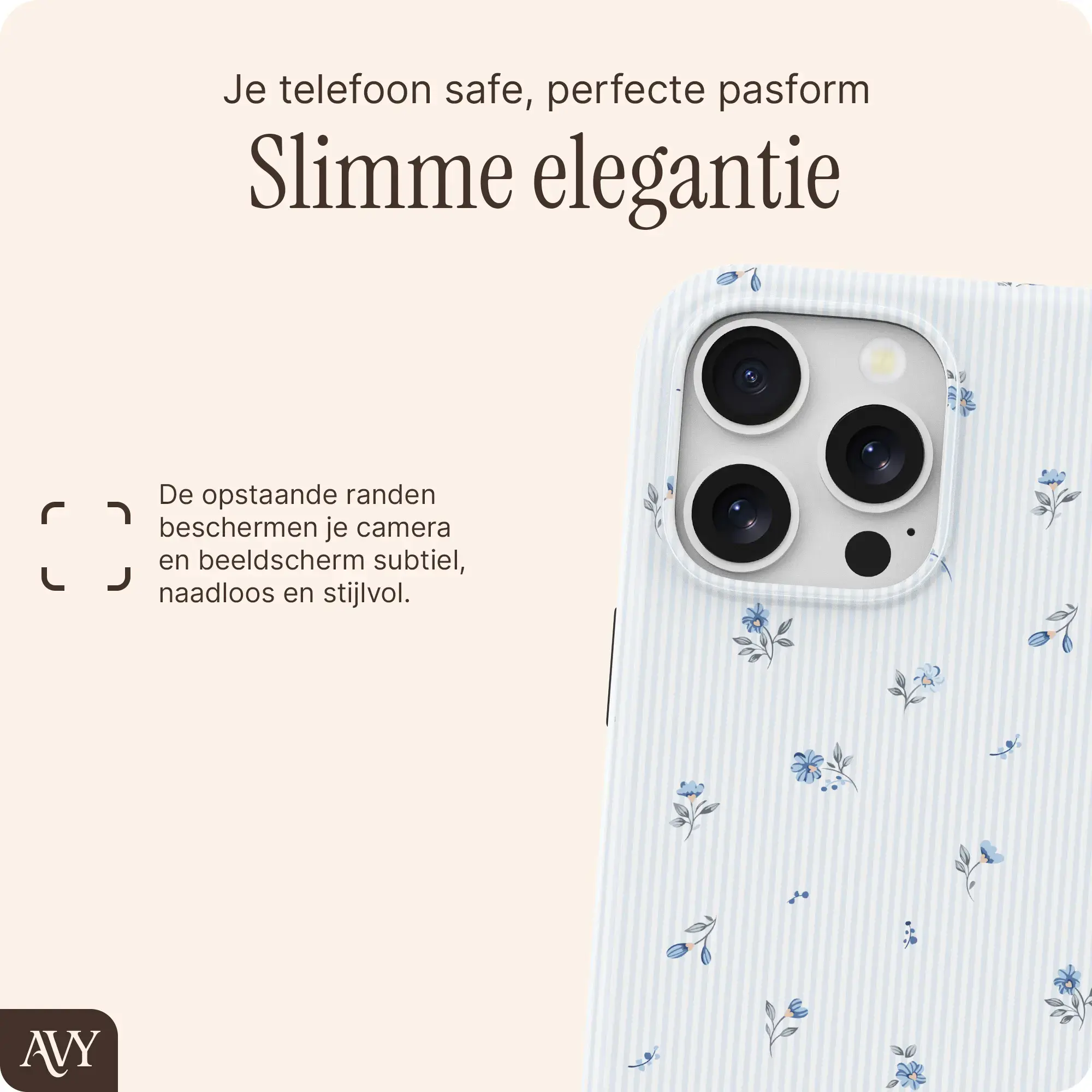 AVY Apple iPhone 15 Pro MagSafe Hoesje met Koord (32CM) Sky Blossom afbeelding 7