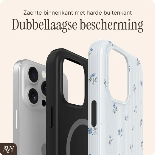 AVY Apple iPhone 14 Pro Max MagSafe Hoesje met Koord (32CM) Sky Blossom afbeelding 10