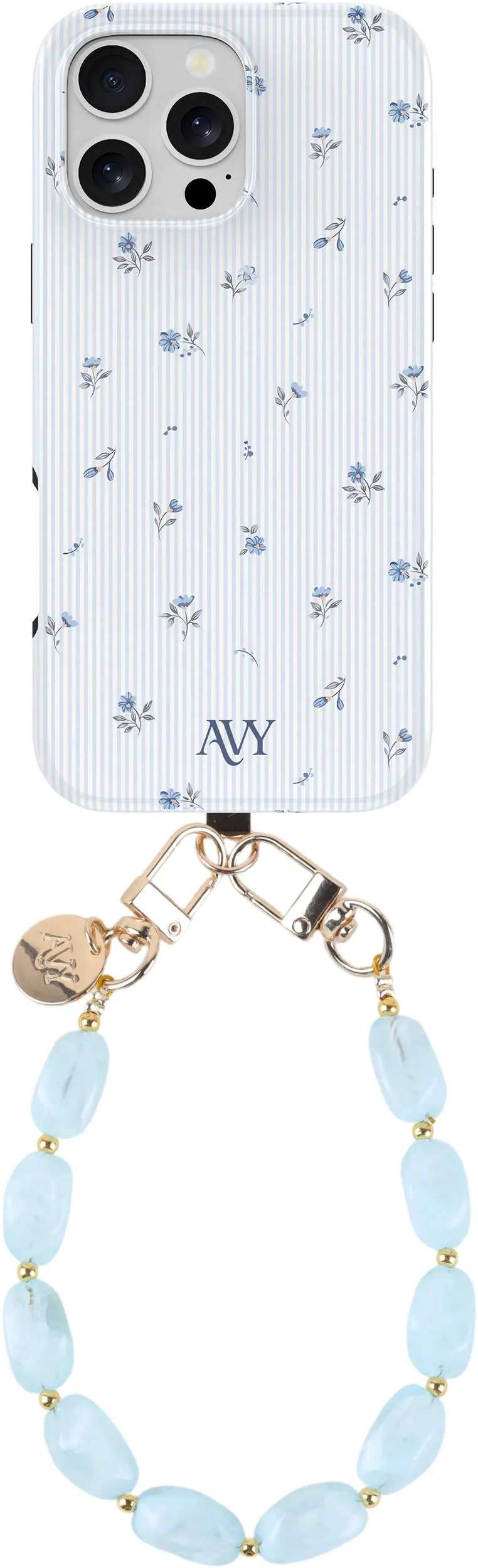 AVY Apple iPhone 13 Pro MagSafe Hoesje met Koord (32CM) Sky Blossom afbeelding 1