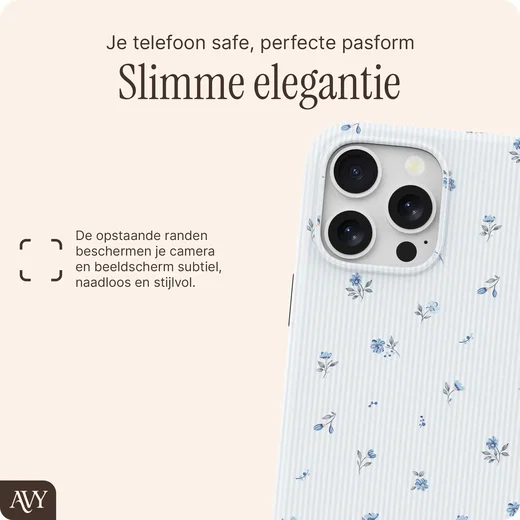 AVY Apple iPhone 13 Pro Max MagSafe Hoesje met Koord (32CM) Sky Blossom afbeelding 7