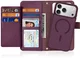 Dux Ducis Lawa iPhone 18 Pro / 17 Pro Hoesje 2-in-1 Book Case MagSafe Burgundy