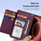 Dux Ducis Lawa iPhone 18 Pro / 17 Pro Hoesje 2-in-1 Book Case MagSafe Burgundy afbeelding 9