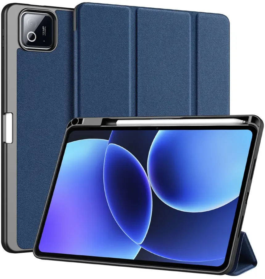 Dux Ducis Domo Xiaomi Pad 8 (Pro) / Pad 7 (Pro) Hoes Tri-Fold Book Case Blauw afbeelding 2