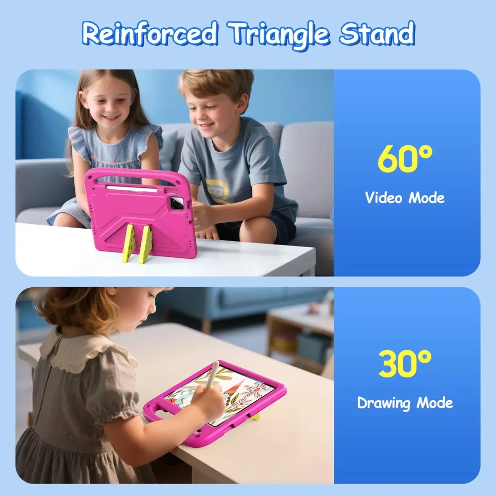 Dux Ducis PUFF Xiaomi Pad 8 (Pro) / Pad 7 (Pro) Kinder Tablethoes Handvat Roze afbeelding 8