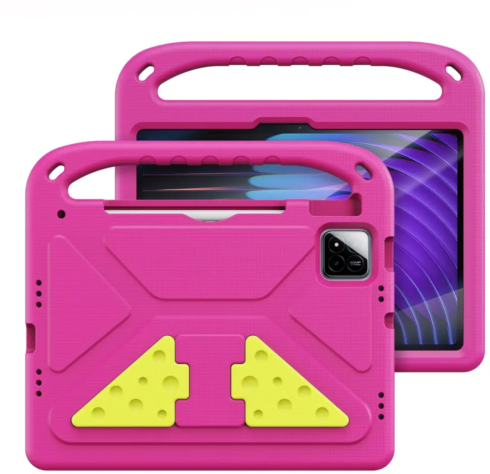 Dux Ducis PUFF Xiaomi Pad 8 (Pro) / Pad 7 (Pro) Kinder Tablethoes Handvat Roze afbeelding 2
