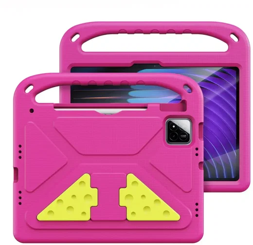 Dux Ducis PUFF Xiaomi Pad 8 (Pro) / Pad 7 (Pro) Kinder Tablethoes Handvat Roze afbeelding 2