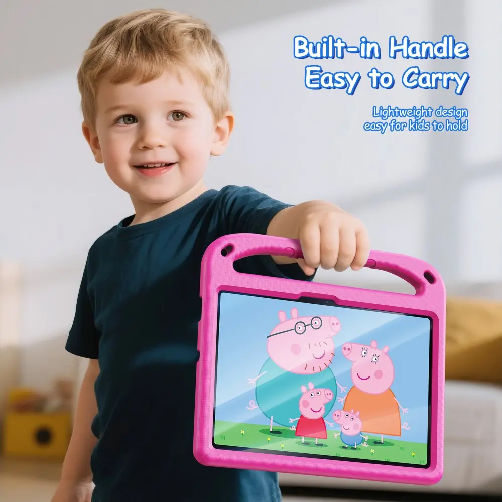 Dux Ducis PUFF Xiaomi Pad 8 (Pro) / Pad 7 (Pro) Kinder Tablethoes Handvat Roze afbeelding 6