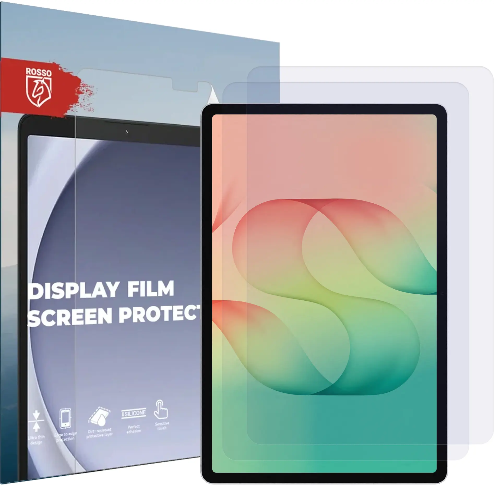 Rosso Samsung Galaxy Tab S12 Plus Screen Protector Ultra Clear Folie Duo Pack afbeelding 6