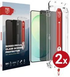 Rosso Samsung Galaxy S26 FE Privacy Glass Installatietray (2-Pack) afbeelding