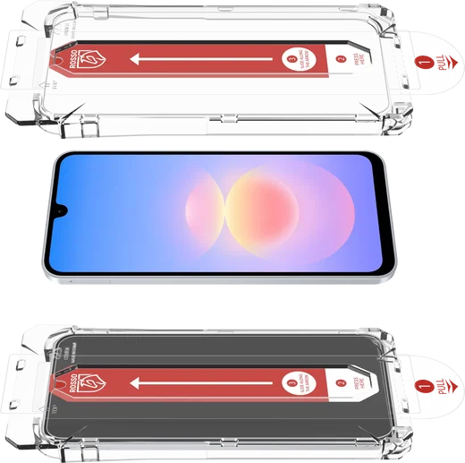 Rosso Samsung Galaxy A18 Privacy Glass met Installatietray Dust Removal afbeelding 10