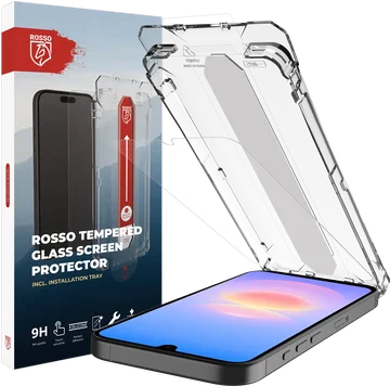 Rosso Samsung Galaxy A18 Privacy Glass met Installatietray Dust Removal