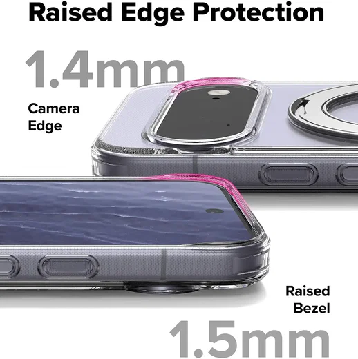 Ringke Fusion Ring Google Pixel 11 Hoesje MagSafe 360° Standaard Transparant afbeelding 6