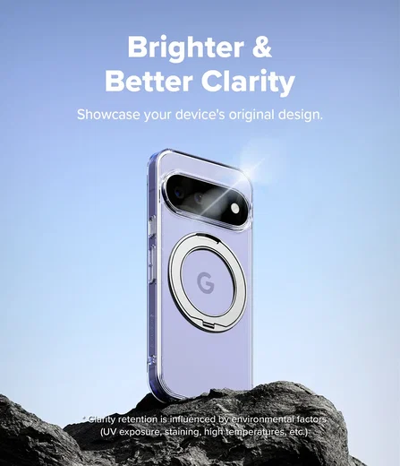 Ringke Fusion Ring Google Pixel 11 Hoesje MagSafe 360° Standaard Transparant afbeelding 9