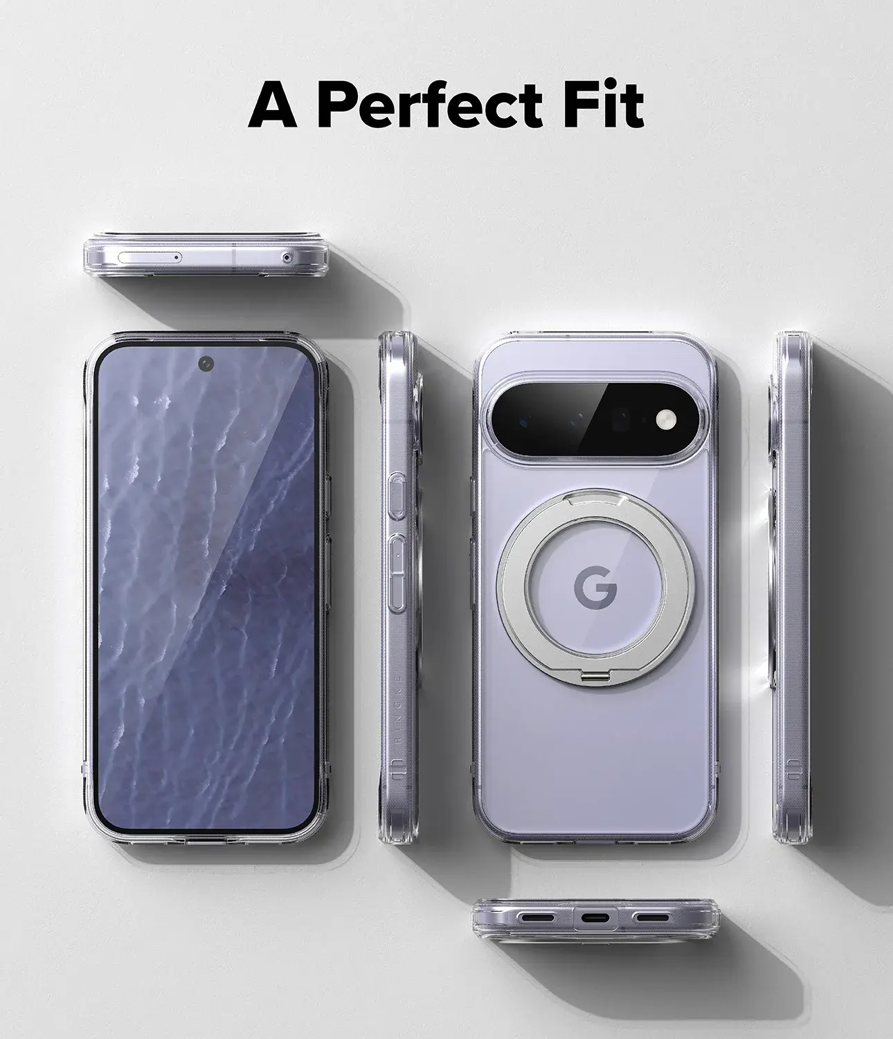 Ringke Fusion Ring Google Pixel 11 Hoesje MagSafe 360° Standaard Transparant afbeelding 12