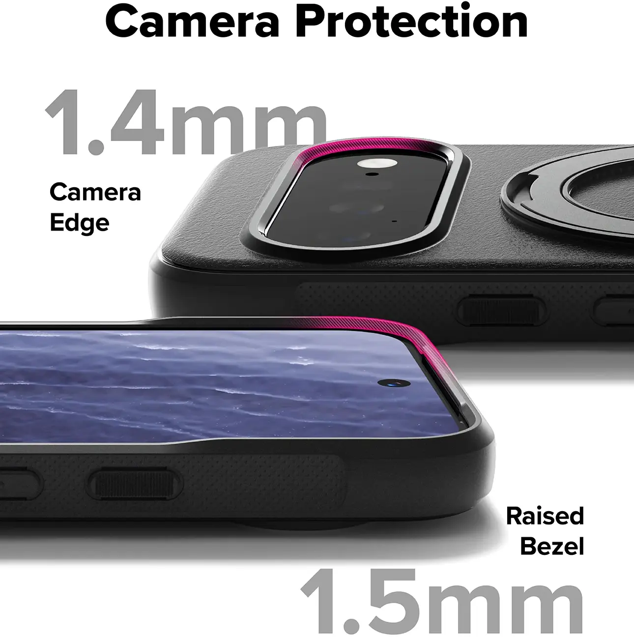 Ringke Onyx Ring Google Pixel 11 Hoesje MagSafe 360° Standaard Zwart afbeelding 6