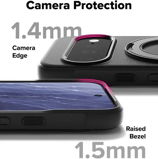 Ringke Onyx Ring Google Pixel 11 Hoesje MagSafe 360° Standaard Zwart afbeelding 6