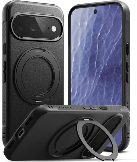 Ringke Onyx Ring Google Pixel 11 Hoesje MagSafe 360° Standaard Zwart afbeelding 1