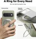 Ringke Fusion Ring Pixel 11 Pro XL Hoesje MagSafe 360° Standaard Transparant afbeelding 3