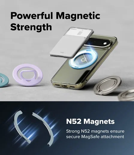 Ringke Fusion Ring Pixel 11 Pro XL Hoesje MagSafe 360° Standaard Transparant afbeelding 7