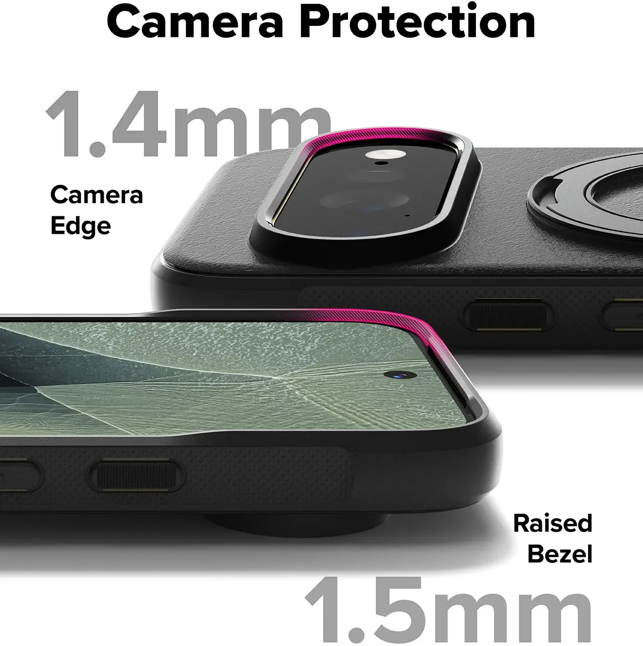 Ringke Onyx Ring Google Pixel 11 Pro XL Hoesje MagSafe 360° Standaard Zwart afbeelding 6