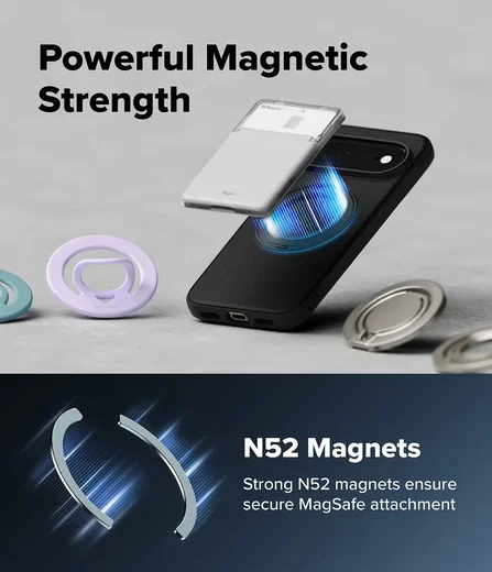 Ringke Onyx Ring Google Pixel 11 Pro XL Hoesje MagSafe 360° Standaard Zwart afbeelding 7