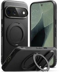 Ringke Onyx Ring Google Pixel 11 Pro XL Hoesje MagSafe 360° Standaard Zwart afbeelding