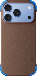 MOFT MOVAS Frame iPhone 18 Pro Hoesje MagSafe Back Cover Ultra Dun Bruin afbeelding