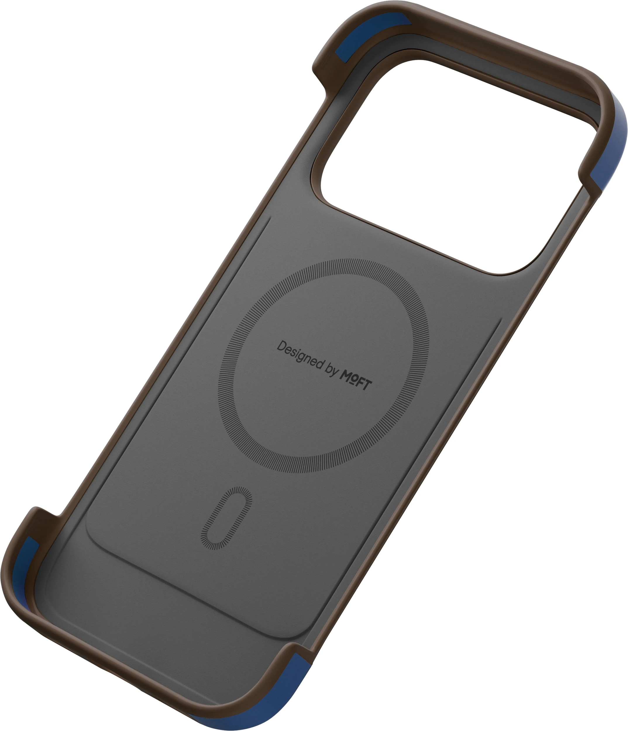 MOFT MOVAS Frame iPhone 18 Pro Max Hoesje MagSafe Back Cover Ultra Dun Bruin afbeelding 18