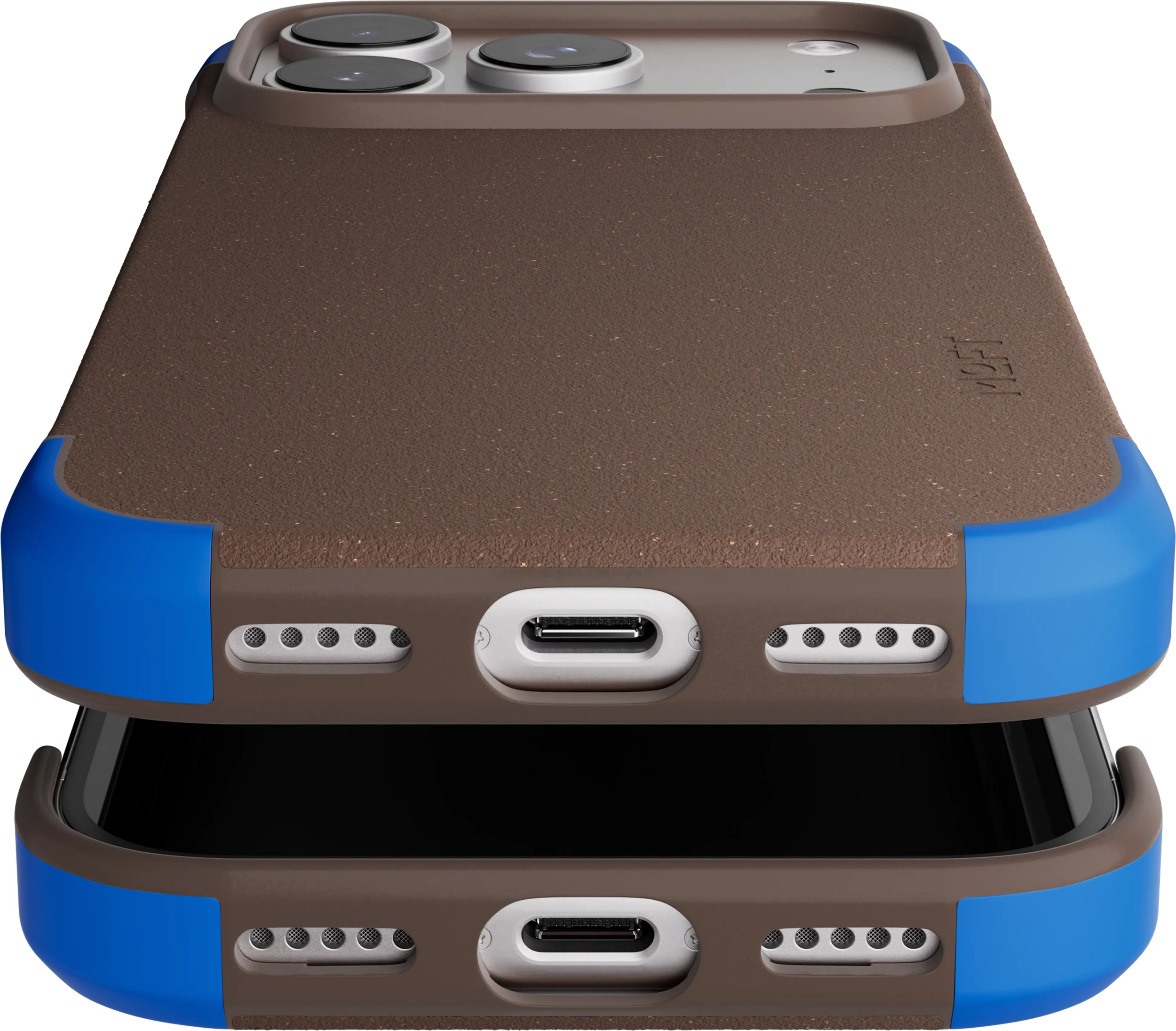 MOFT MOVAS Frame iPhone 18 Pro Max Hoesje MagSafe Back Cover Ultra Dun Bruin afbeelding 15