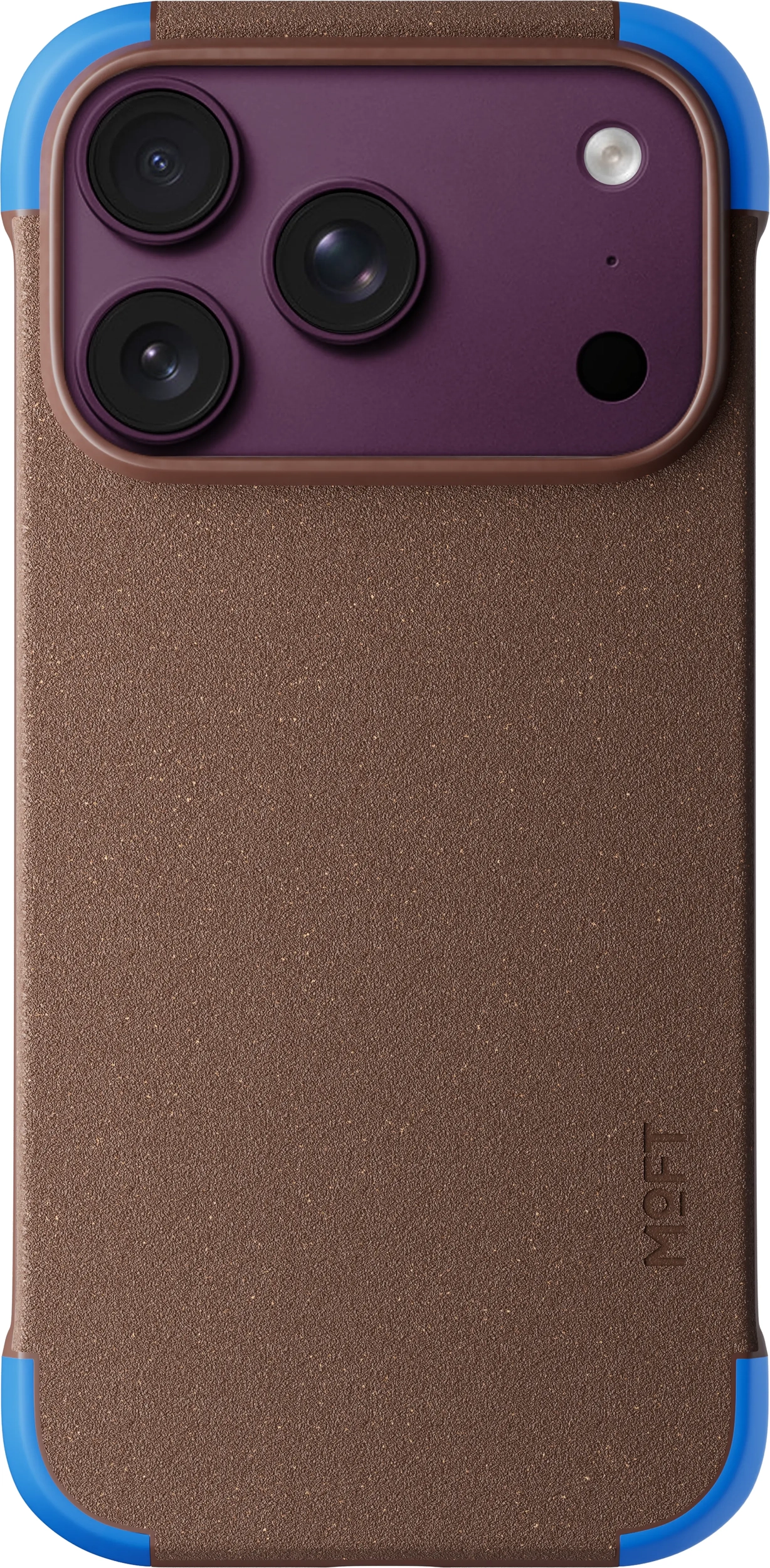 MOFT MOVAS Frame iPhone 18 Pro Max Hoesje MagSafe Back Cover Ultra Dun Bruin afbeelding 9