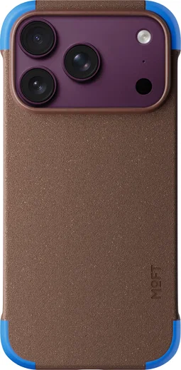 MOFT MOVAS Frame iPhone 18 Pro Max Hoesje MagSafe Back Cover Ultra Dun Bruin afbeelding 9
