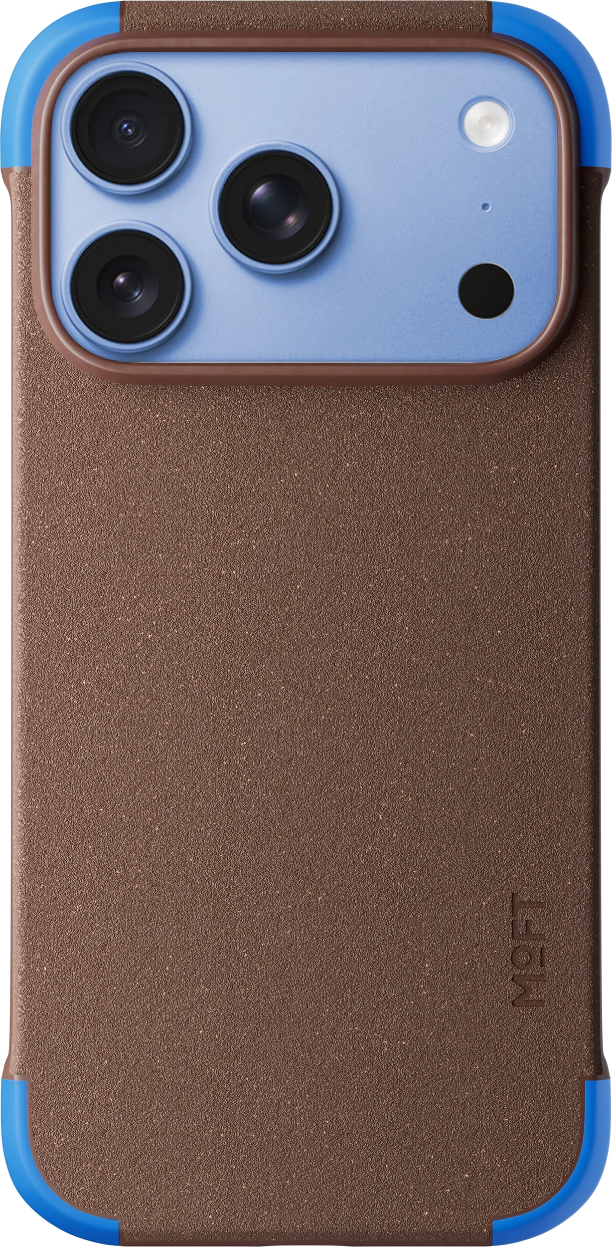 MOFT MOVAS Frame iPhone 18 Pro Max Hoesje MagSafe Back Cover Ultra Dun Bruin afbeelding 1