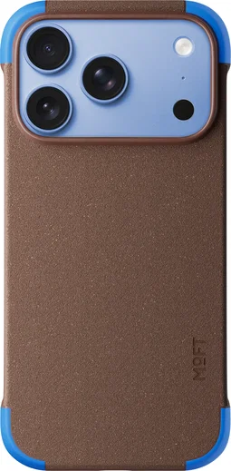 MOFT MOVAS Frame iPhone 18 Pro Max Hoesje MagSafe Back Cover Ultra Dun Bruin afbeelding 1
