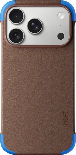 MOFT MOVAS Frame iPhone 18 Pro Max Hoesje MagSafe Back Cover Ultra Dun Bruin afbeelding 8