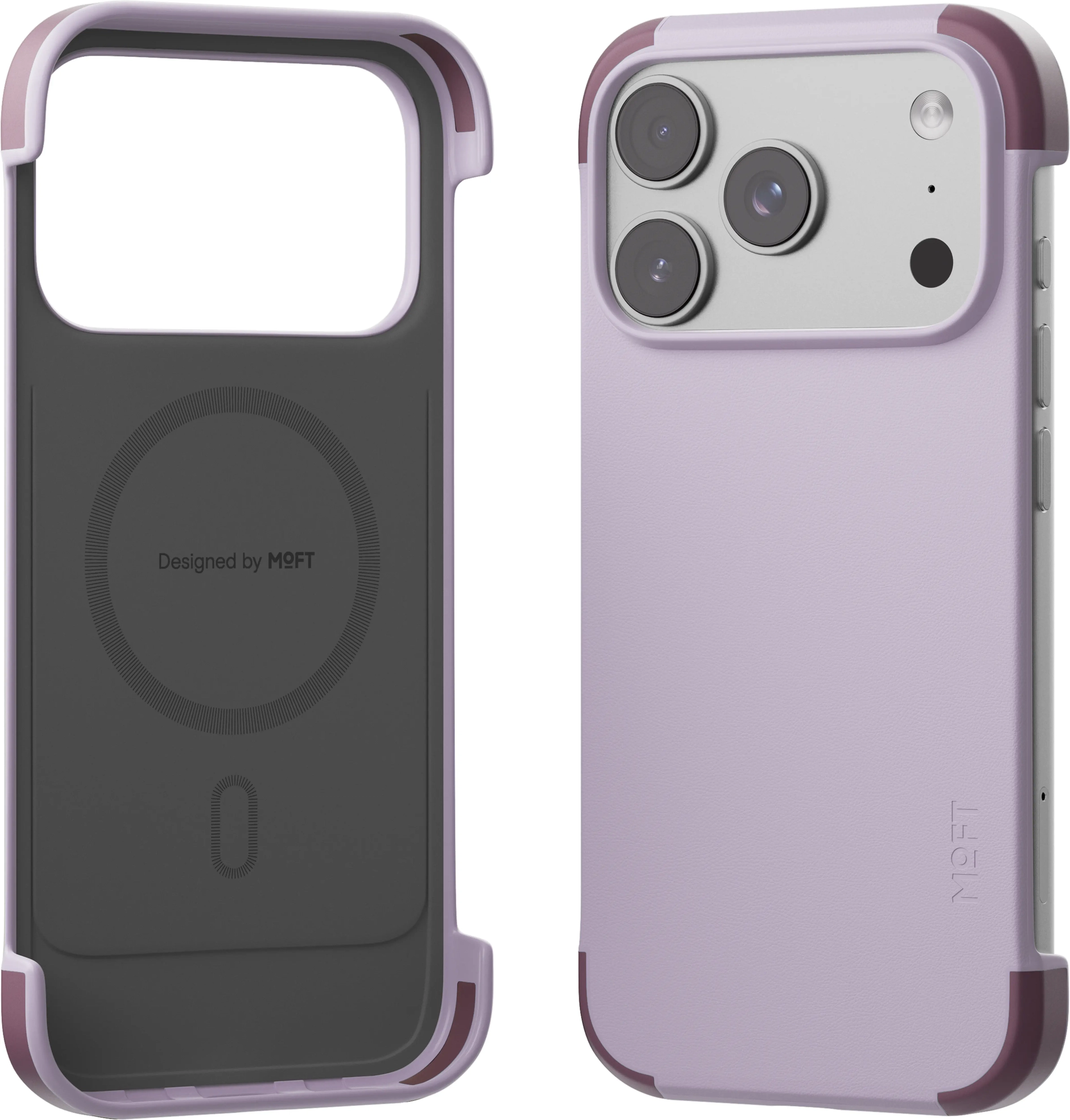MOFT MOVAS Frame iPhone 18 Pro Max Hoesje MagSafe Back Cover Ultra Dun Roze afbeelding 16