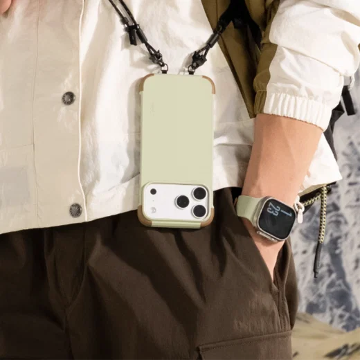 MOFT MOVAS Frame iPhone 18 Pro Max Hoesje MagSafe Back Cover Ultra Dun Groen afbeelding 7