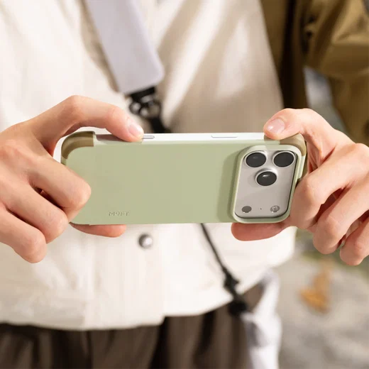 MOFT MOVAS Frame iPhone 18 Pro Max Hoesje MagSafe Back Cover Ultra Dun Groen afbeelding 4