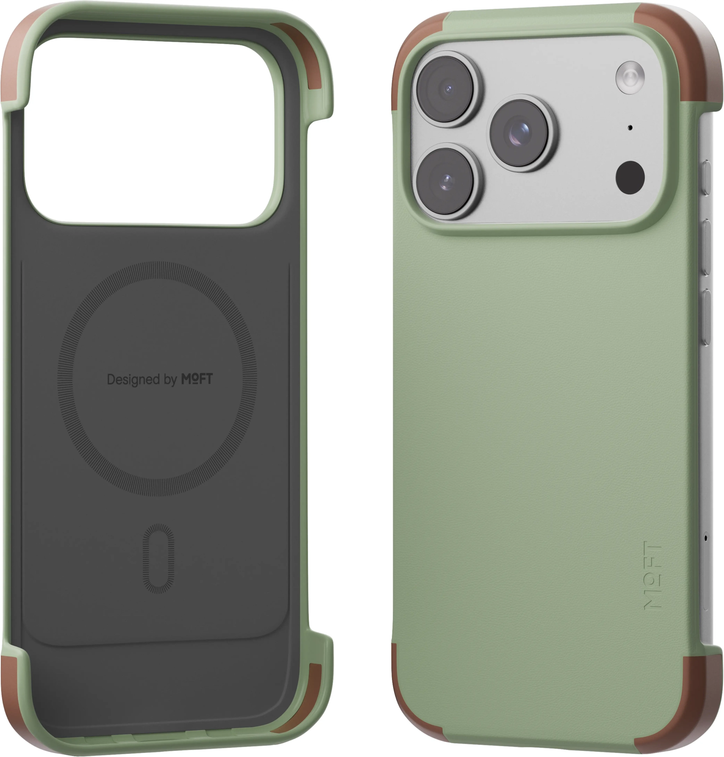 MOFT MOVAS Frame iPhone 18 Pro Max Hoesje MagSafe Back Cover Ultra Dun Groen afbeelding 16