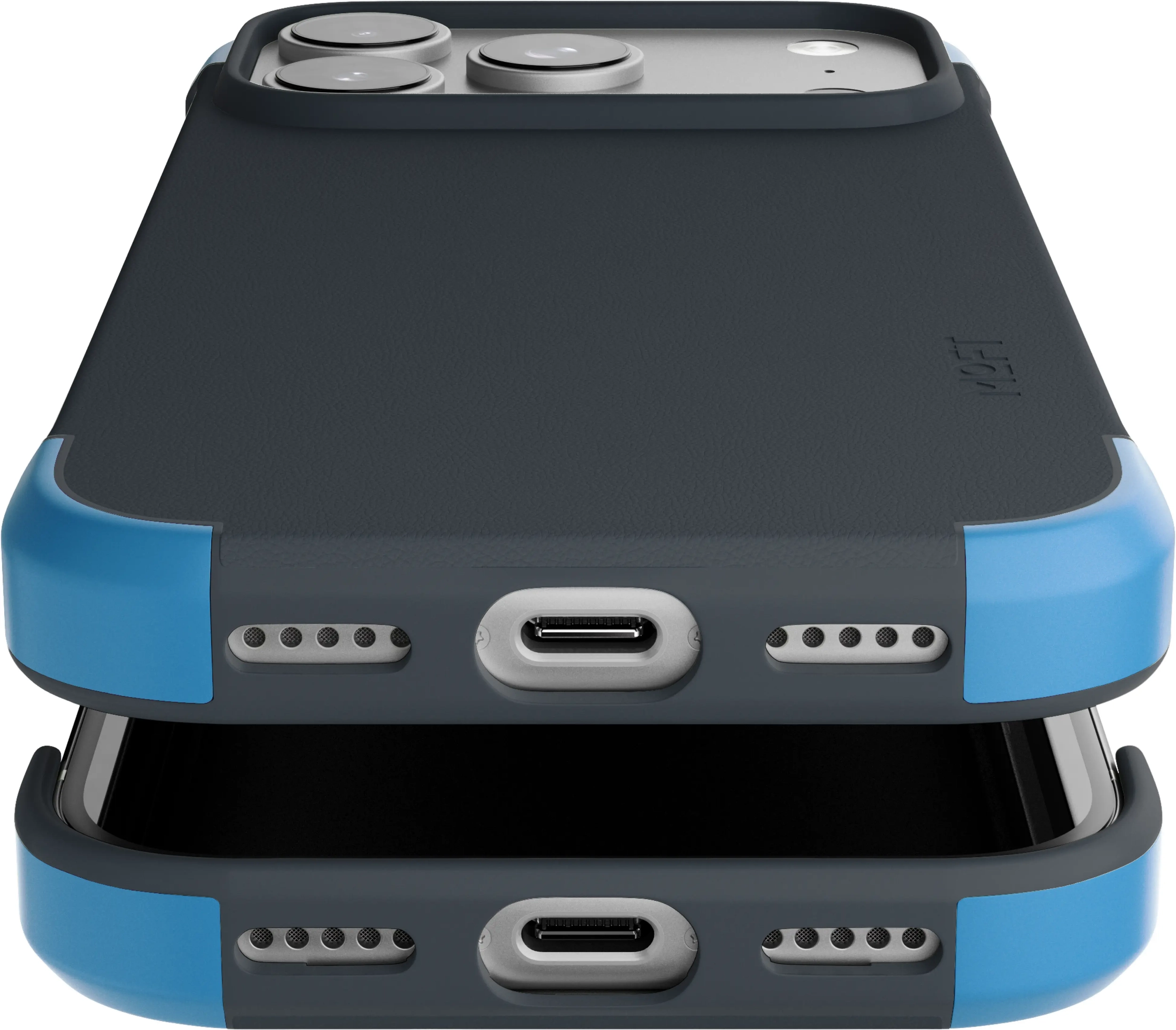 MOFT MOVAS Frame iPhone 18 Pro Max Hoesje MagSafe Back Cover Ultra Dun Navy afbeelding 18