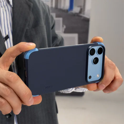 MOFT MOVAS Frame iPhone 18 Pro Max Hoesje MagSafe Back Cover Ultra Dun Navy afbeelding 8