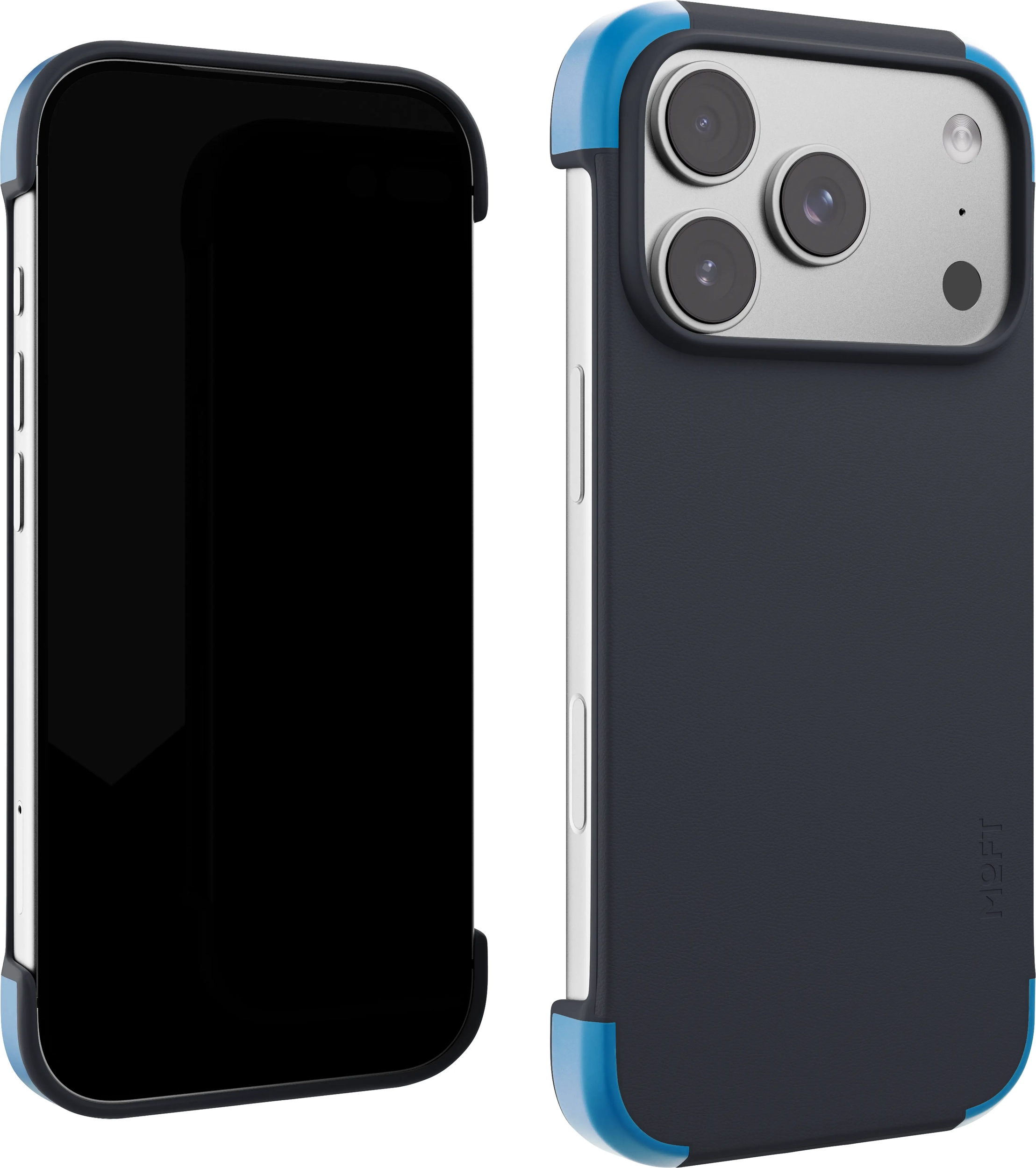 MOFT MOVAS Frame iPhone 18 Pro Max Hoesje MagSafe Back Cover Ultra Dun Navy afbeelding 4
